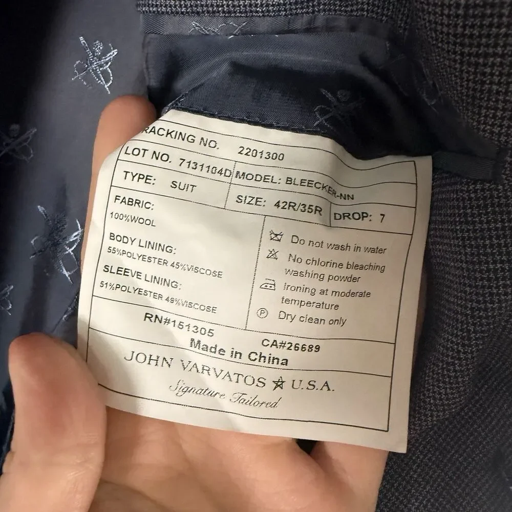 John Varvatos pit 23